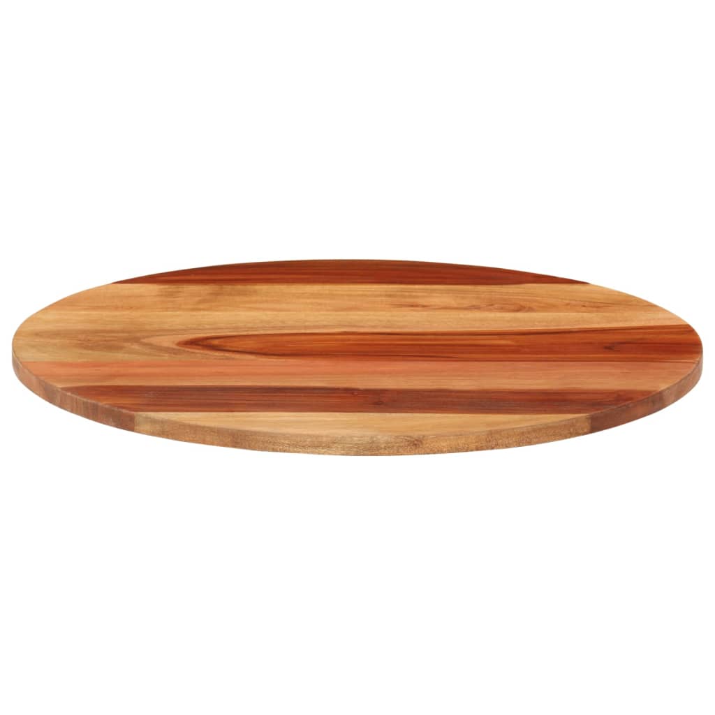vidaXL Blat de masă rotund, 50 cm, 15-16 mm, lemn masiv de acacia
