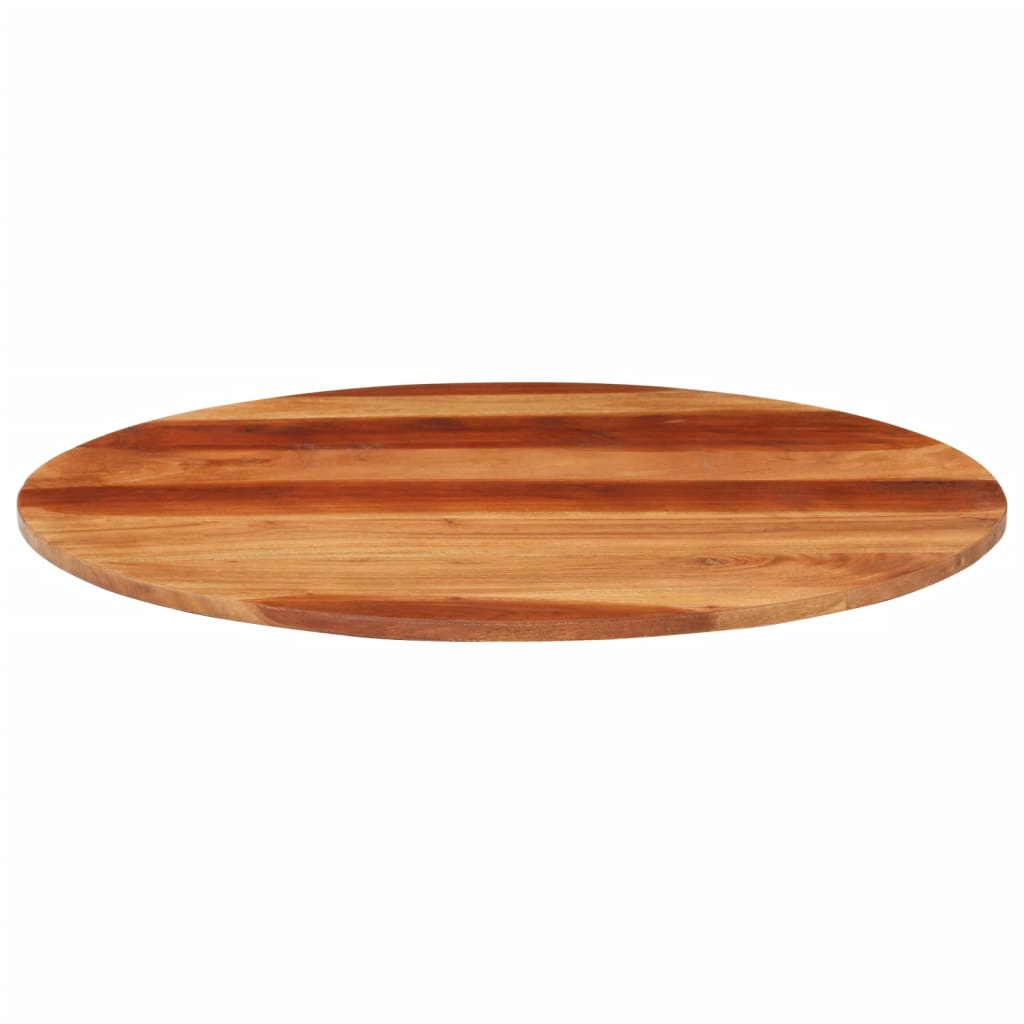 vidaXL Blat de masă rotund, 70 cm, 15-16 mm, lemn masiv de acacia vidaXL Blat de masă rotund, 70 cm, 15-16 mm, lemn masiv de acacia