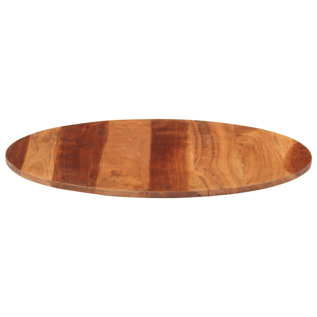 vidaXL Blat de masă rotund, 70 cm, 15-16 mm, lemn masiv de acacia vidaXL Blat de masă rotund, 70 cm, 15-16 mm, lemn masiv de acacia