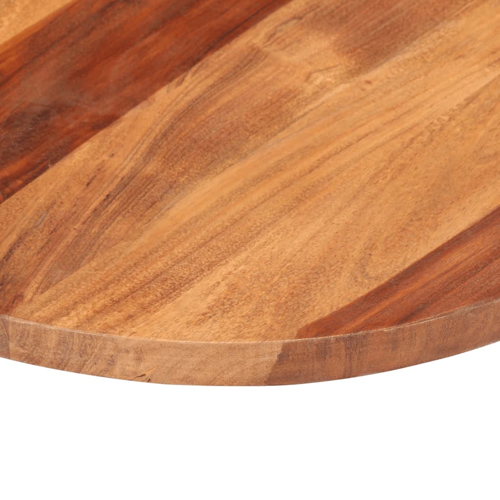 vidaXL Blat de masă rotund, 40 cm, 25-27 mm, lemn masiv acacia vidaXL Blat de masă rotund, 40 cm, 25-27 mm, lemn masiv acacia