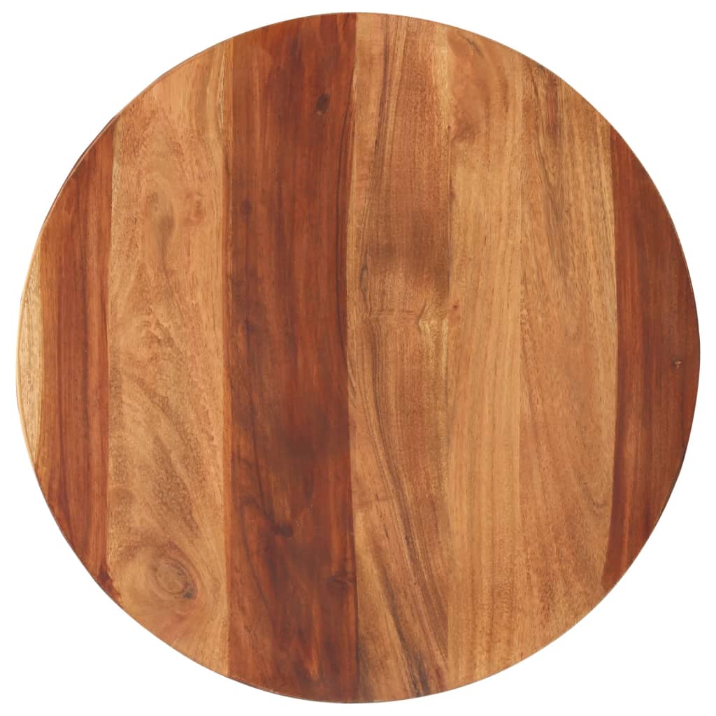 vidaXL Blat de masă rotund, 50 cm, 25-27 mm, lemn masiv acacia vidaXL Blat de masă rotund, 50 cm, 25-27 mm, lemn masiv acacia