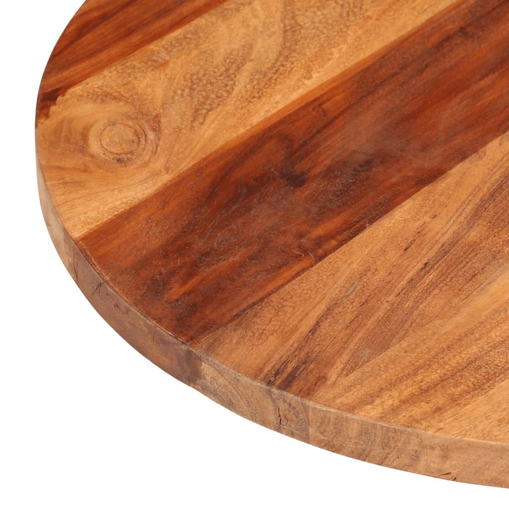 vidaXL Blat de masă rotund, 60 cm, 25-27 mm, lemn masiv acacia vidaXL Blat de masă rotund, 60 cm, 25-27 mm, lemn masiv acacia