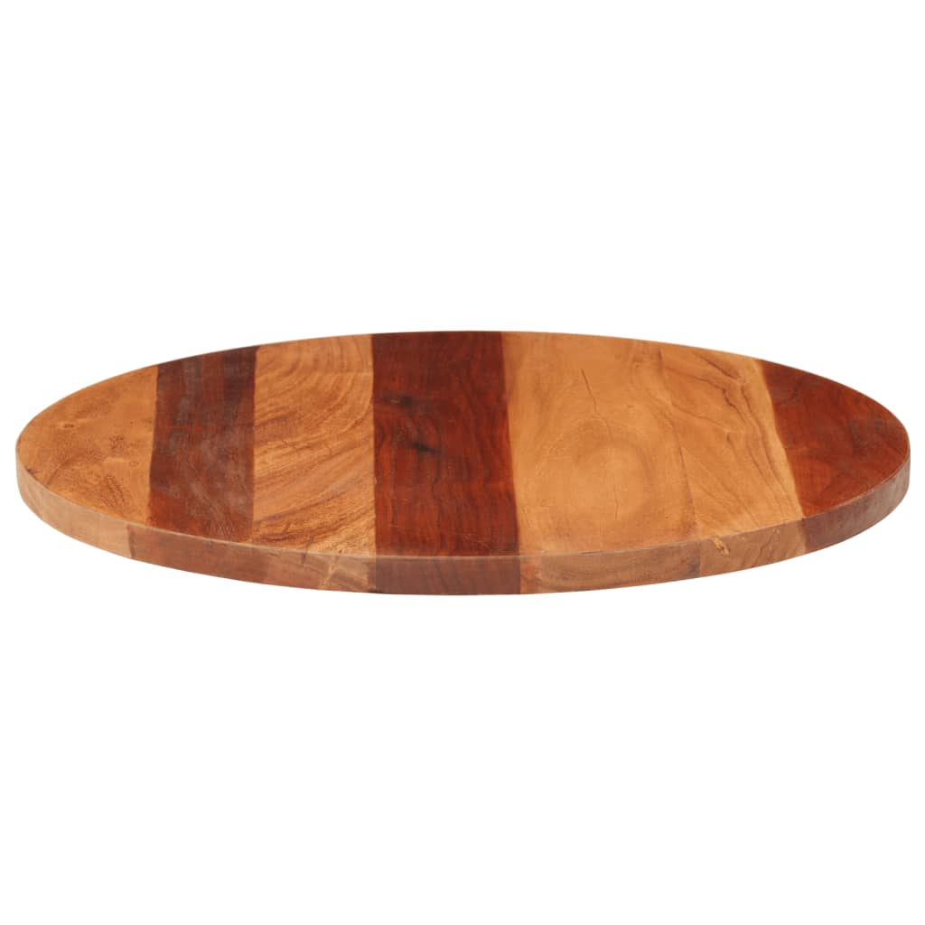 vidaXL Blat de masă rotund, 60 cm, 25-27 mm, lemn masiv acacia vidaXL Blat de masă rotund, 60 cm, 25-27 mm, lemn masiv acacia