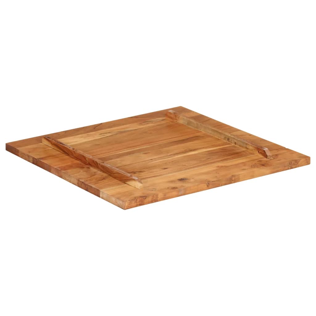 vidaXL Blat de masă, 70x70 cm, 25-27 mm, lemn masiv acacia