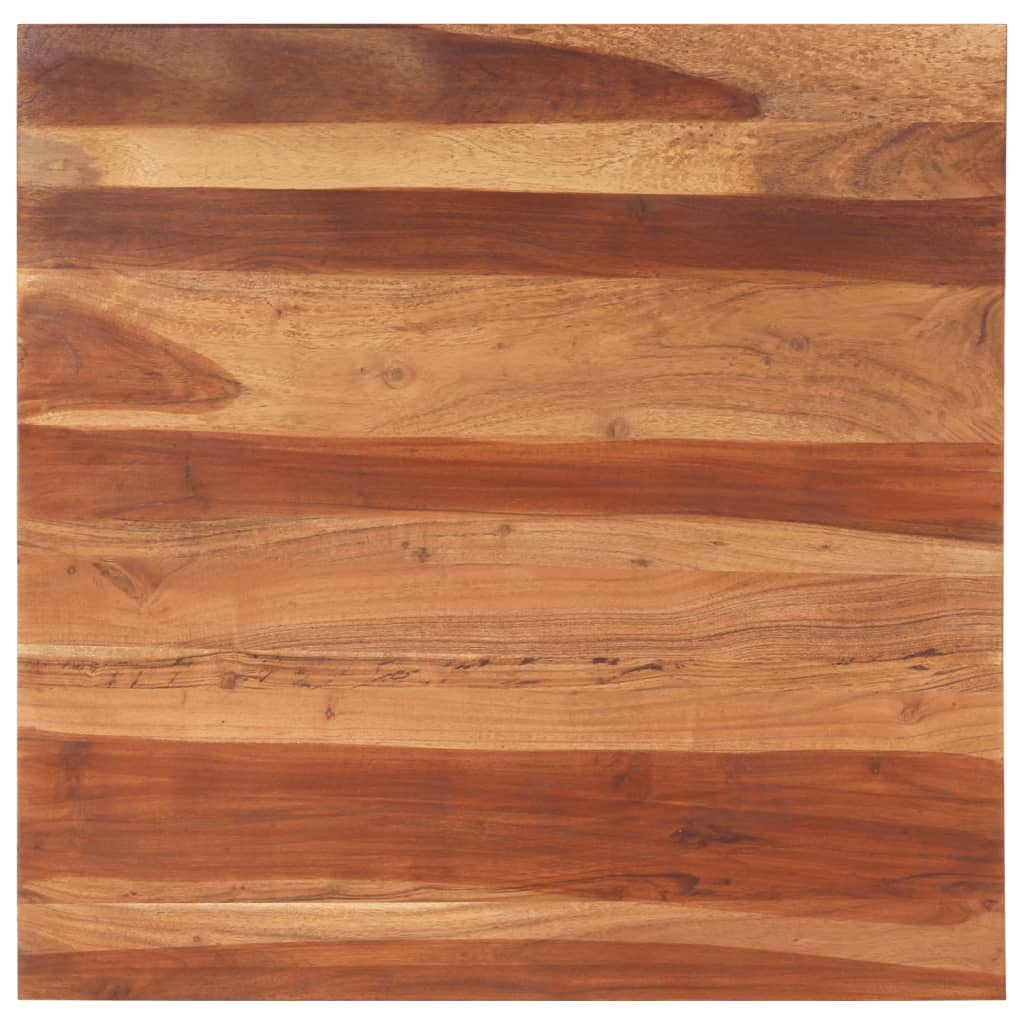 vidaXL Blat de masă, 80x80 cm, 25-27 mm, lemn masiv de acacia vidaXL Blat de masă, 80x80 cm, 25-27 mm, lemn masiv de acacia