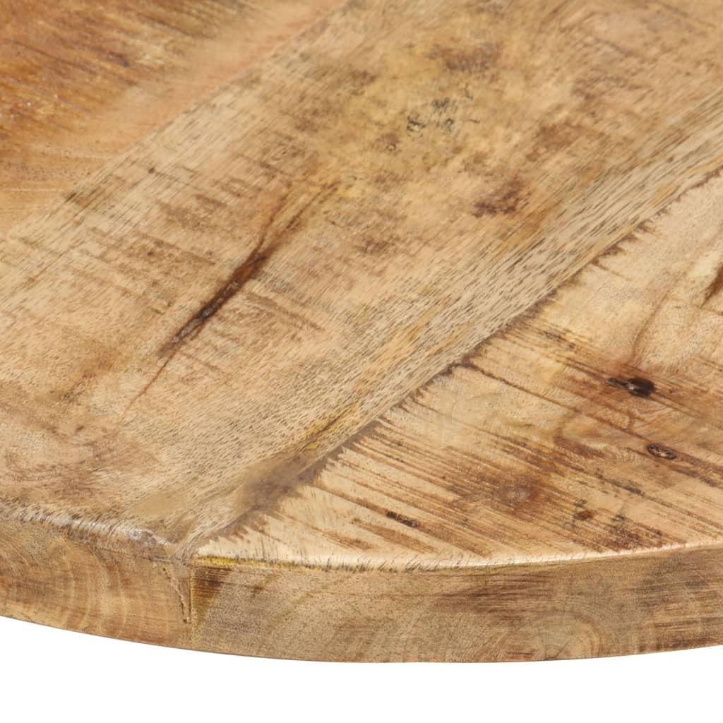 vidaXL Blat de masă, 40 cm, lemn masiv de mango, rotund, 25-27 mm vidaXL Blat de masă, 40 cm, lemn masiv de mango, rotund, 25-27 mm