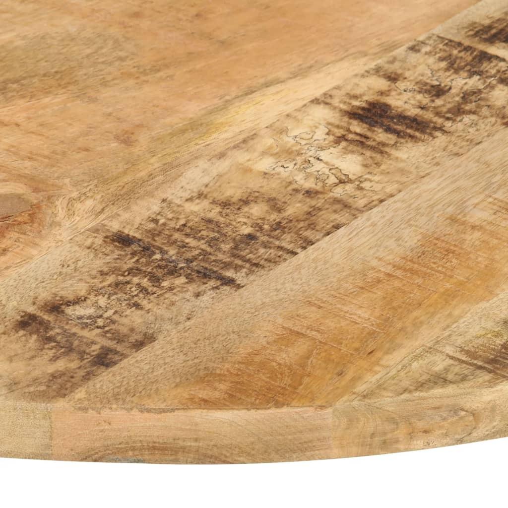 vidaXL Blat de masă, 60 cm, lemn masiv mango, rotund, 25-27 mm
