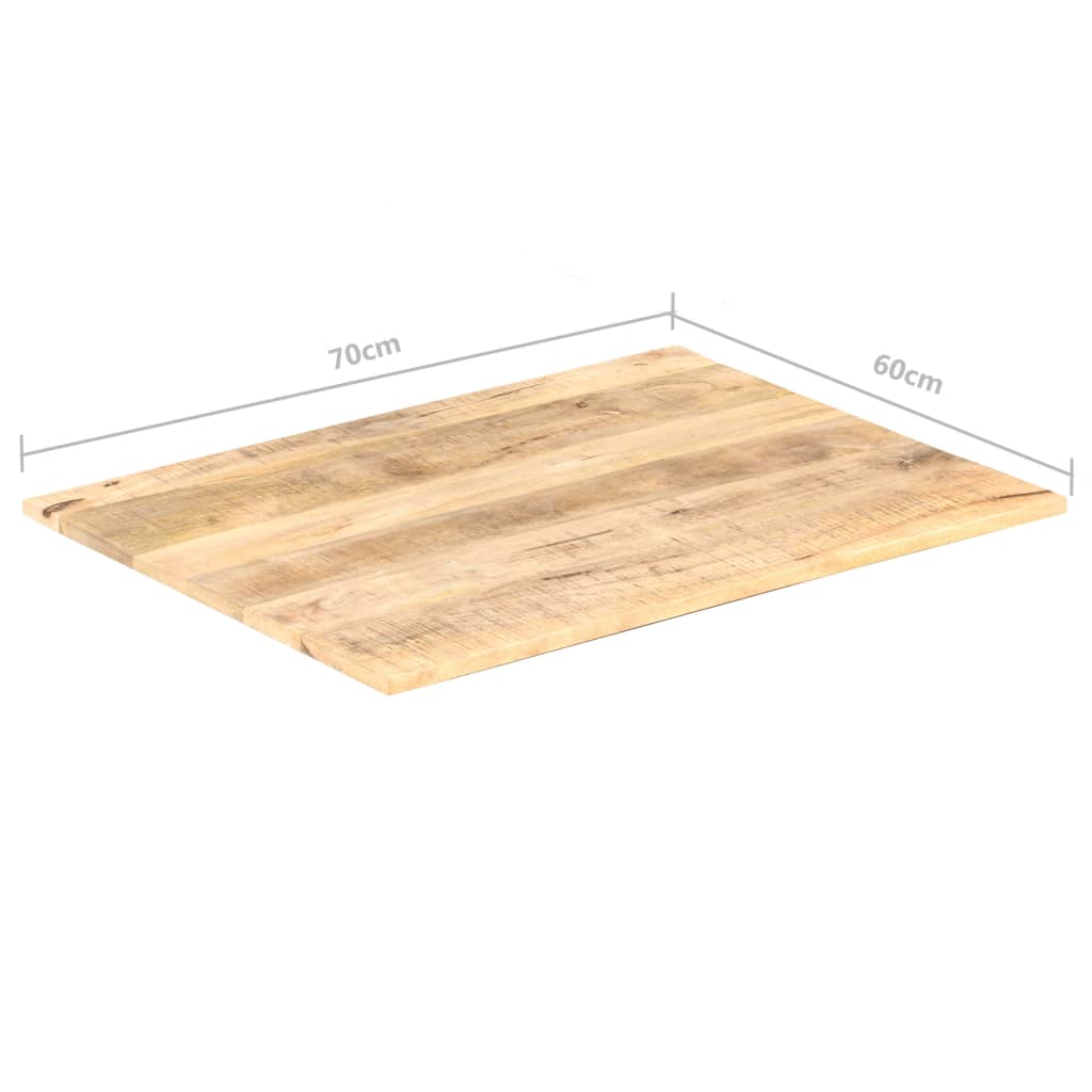 vidaXL Blat de masă, 70x60 cm, lemn masiv mango, 15-16 mm