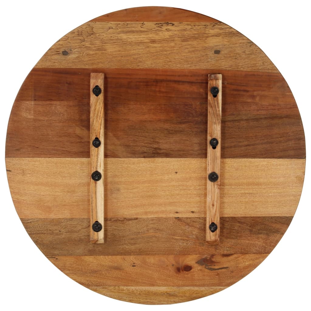vidaXL Blat de masă rotund, 70 cm, lemn masiv reciclat, 15-16 mm vidaXL Blat de masă rotund, 70 cm, lemn masiv reciclat, 15-16 mm