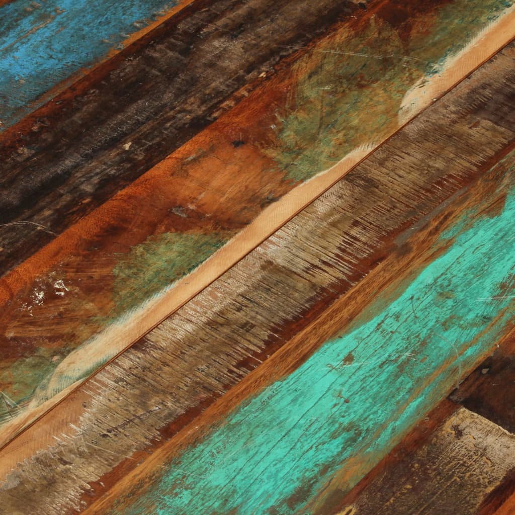 vidaXL Blat de masă rotund, 80 cm, lemn masiv reciclat, 15-16 mm