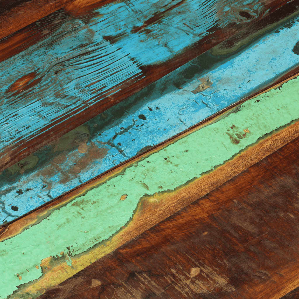 vidaXL Blat de masă rotund, 60 cm, lemn masiv reciclat, 25-27 mm