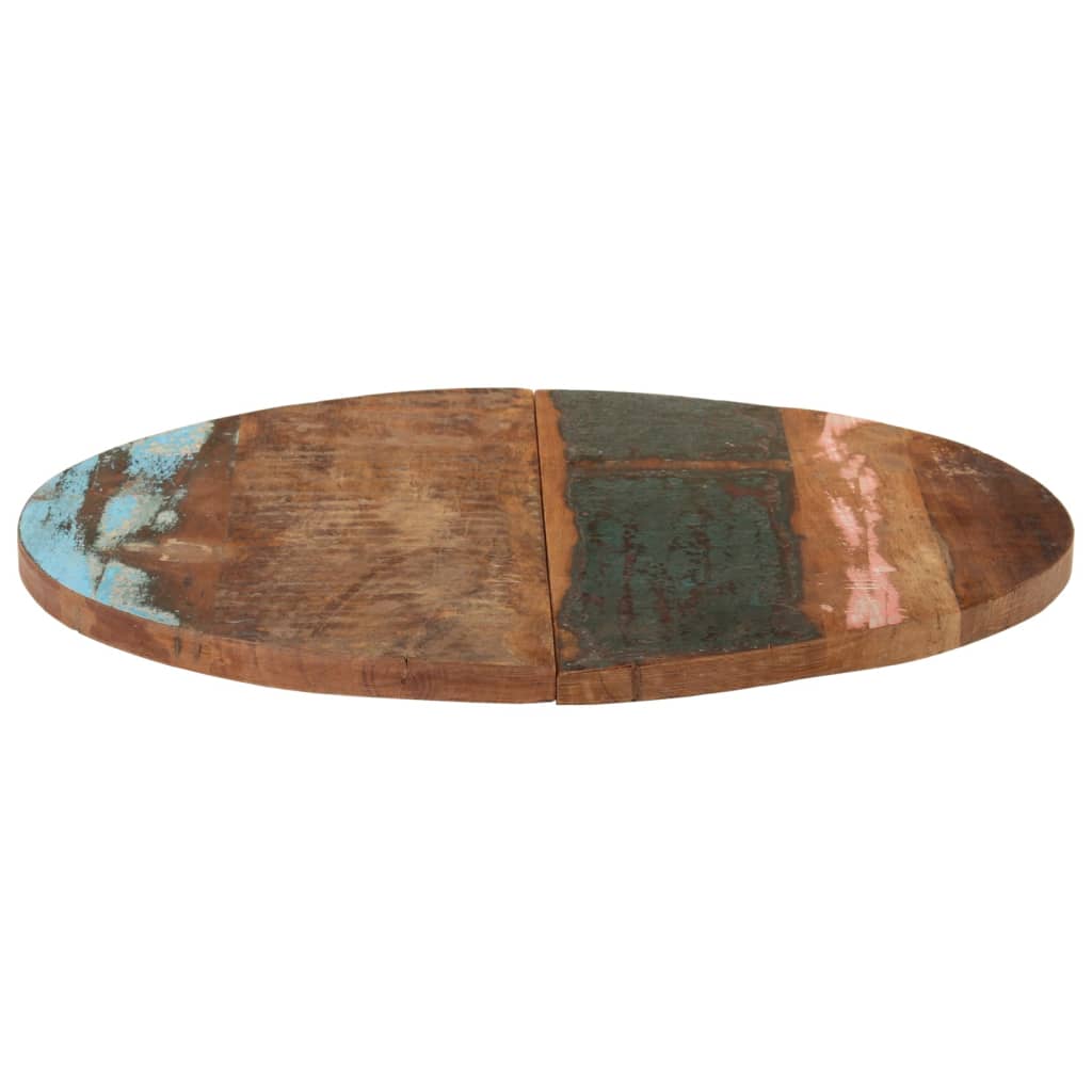 vidaXL Blat de masă rotund, 70 cm, lemn masiv reciclat, 25-27 mm vidaXL Blat de masă rotund, 70 cm, lemn masiv reciclat, 25-27 mm