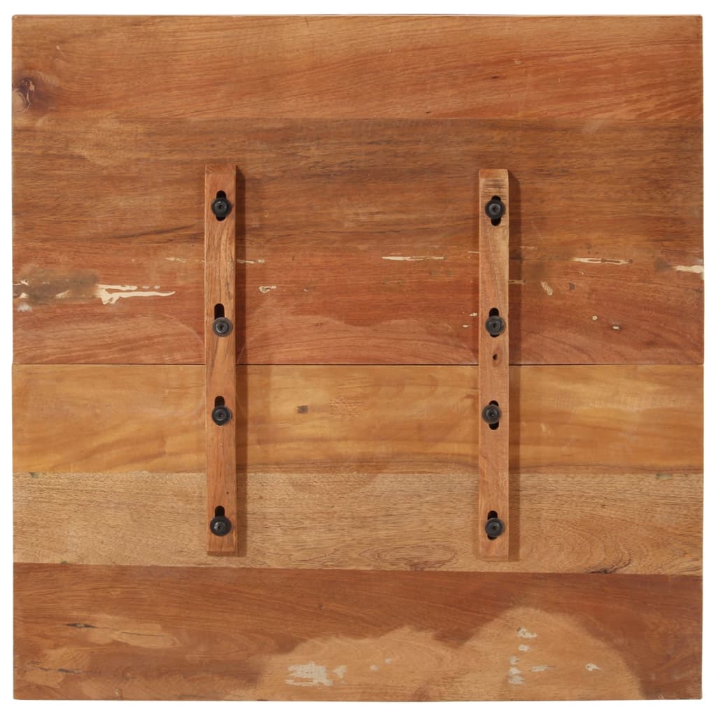 vidaXL Blat de masă pătrat, 70 x 70 cm, lemn masiv reciclat, 25-27 mm
