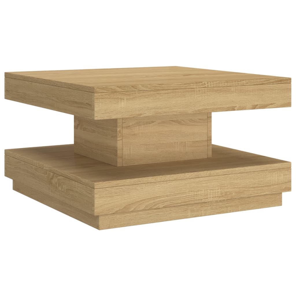vidaXL Măsuță de cafea, maro deschis, 60x60x35 cm, MDF vidaXL Măsuță de cafea, maro deschis, 60x60x35 cm, MDF