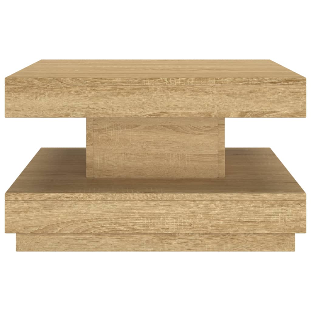 vidaXL Măsuță de cafea, maro deschis, 60x60x35 cm, MDF vidaXL Măsuță de cafea, maro deschis, 60x60x35 cm, MDF