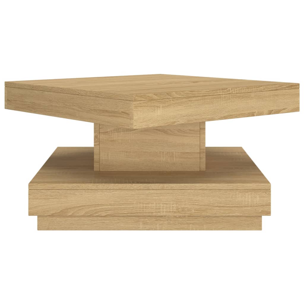 vidaXL Măsuță de cafea, maro deschis, 60x60x35 cm, MDF vidaXL Măsuță de cafea, maro deschis, 60x60x35 cm, MDF