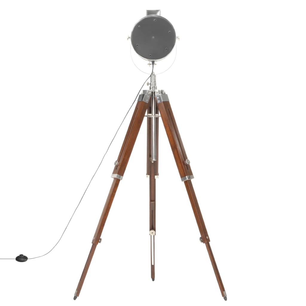 vidaXL Lampă de podea trepied, 165 cm, lemn masiv de mango vidaXL Lampă de podea trepied, 165 cm, lemn masiv de mango