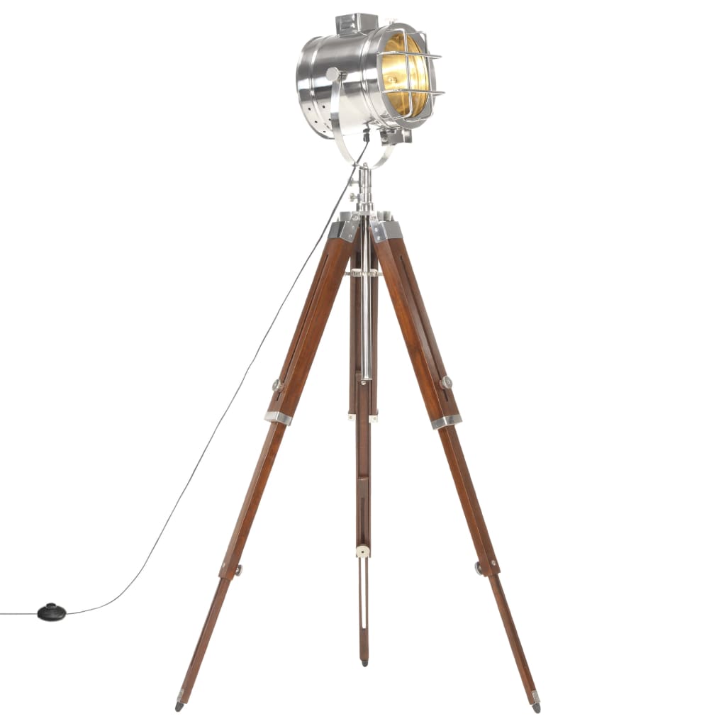vidaXL Lampă de podea trepied, 165 cm, lemn masiv de mango vidaXL Lampă de podea trepied, 165 cm, lemn masiv de mango