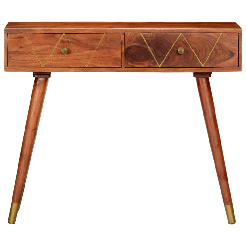 vidaXL Masă consolă, 90 x 35 x 76 cm, lemn masiv de acacia