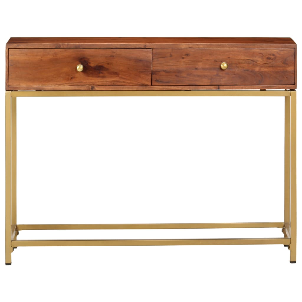 vidaXL Masă consolă, 100x35x76 cm, lemn masiv de acacia vidaXL Masă consolă, 100x35x76 cm, lemn masiv de acacia