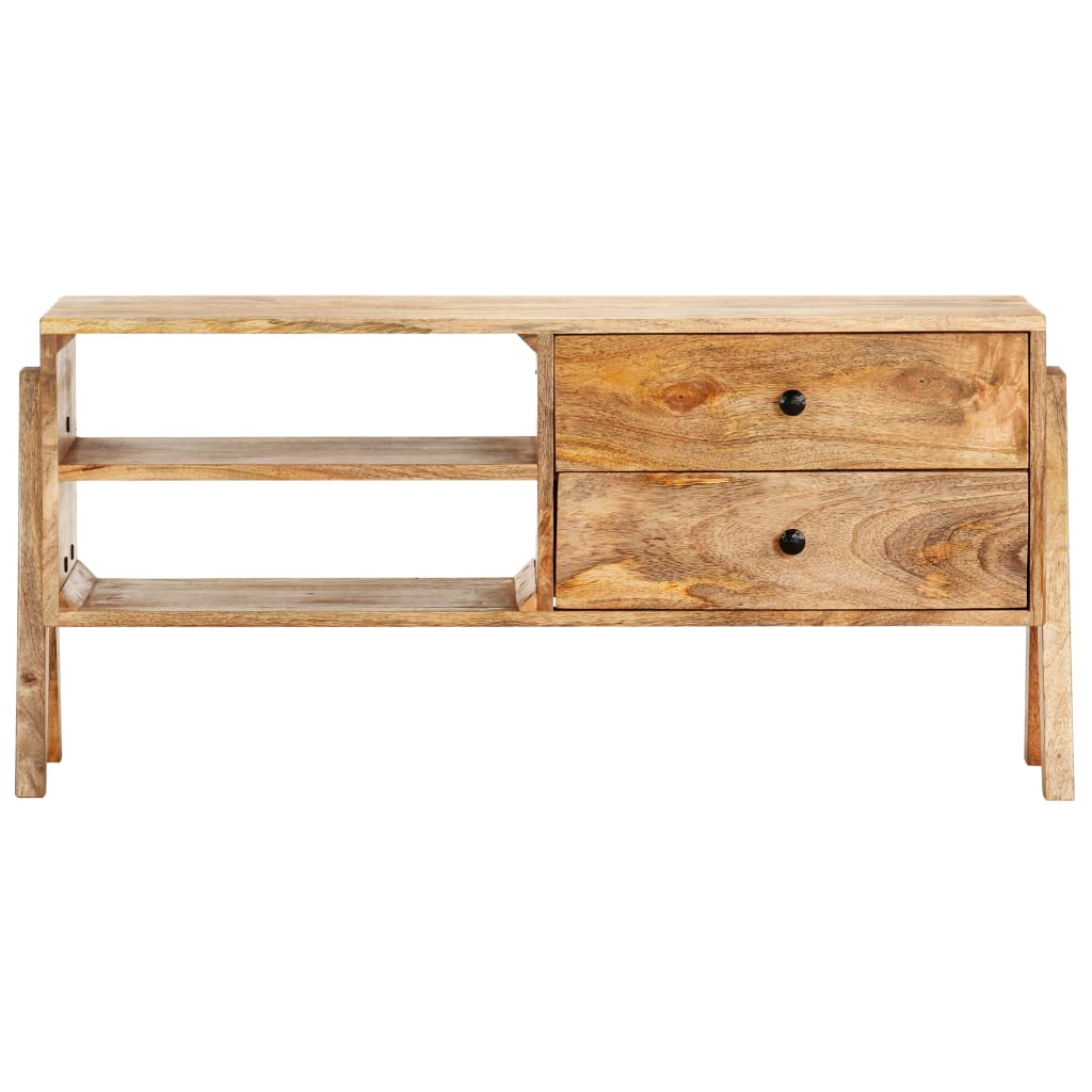vidaXL Comodă TV, 97 x 35 x 47 cm, lemn masiv de mango