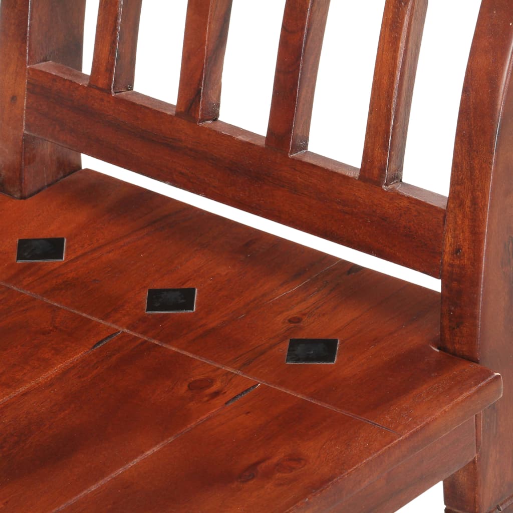 vidaXL Bancă, 111 cm, lemn masiv de acacia