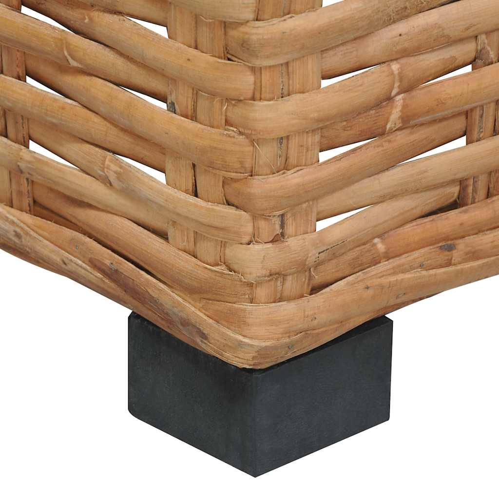 vidaXL Canapea de colț cu perne, ratan natural vidaXL Canapea de colț cu perne, ratan natural