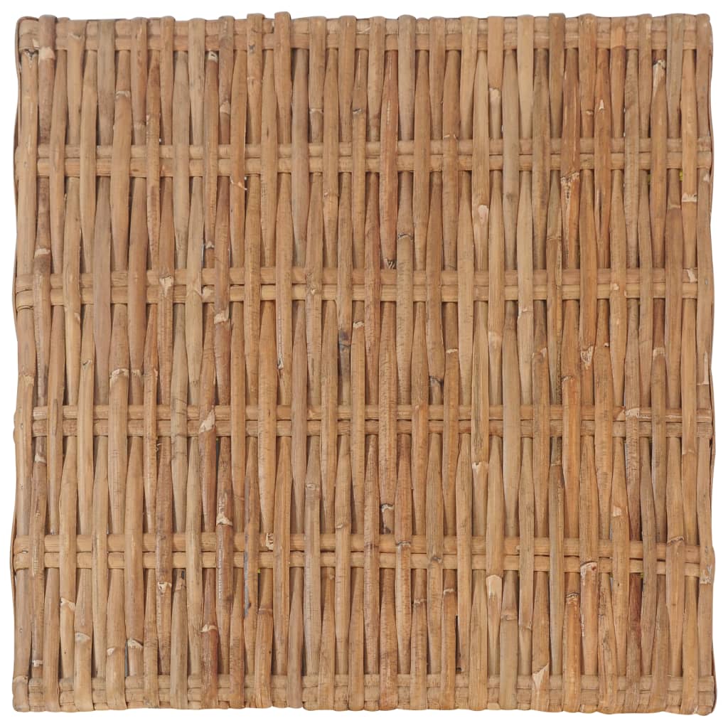 vidaXL Taburet cu pernă, ratan natural