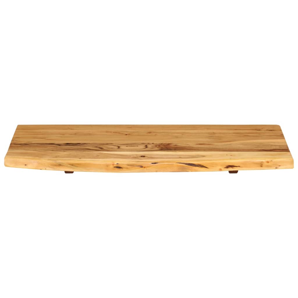 vidaXL Blat lavoar de baie, 80x52x2,5 cm, lemn masiv de acacia