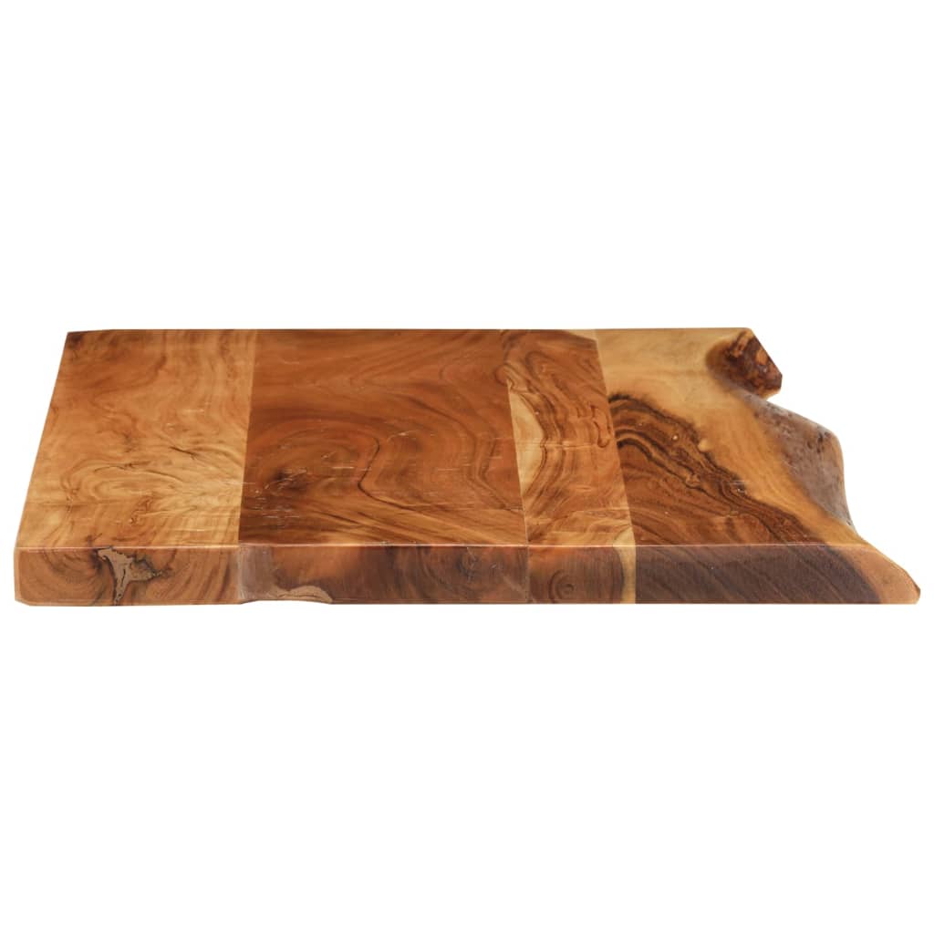 vidaXL Blat lavoar de baie, 80x52x3,8 cm, lemn masiv de acacia