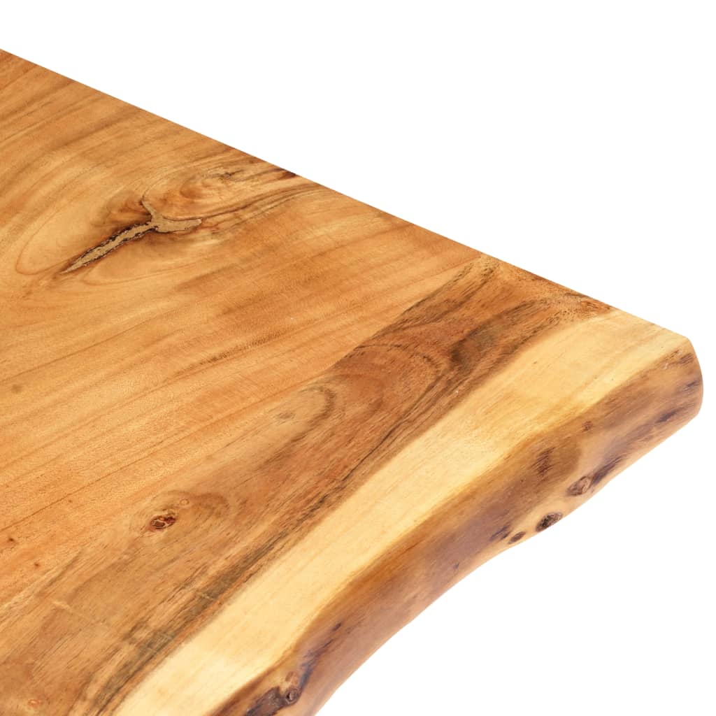 vidaXL Blat de masă, 60x(50-60)x3,8 cm, lemn masiv de acacia