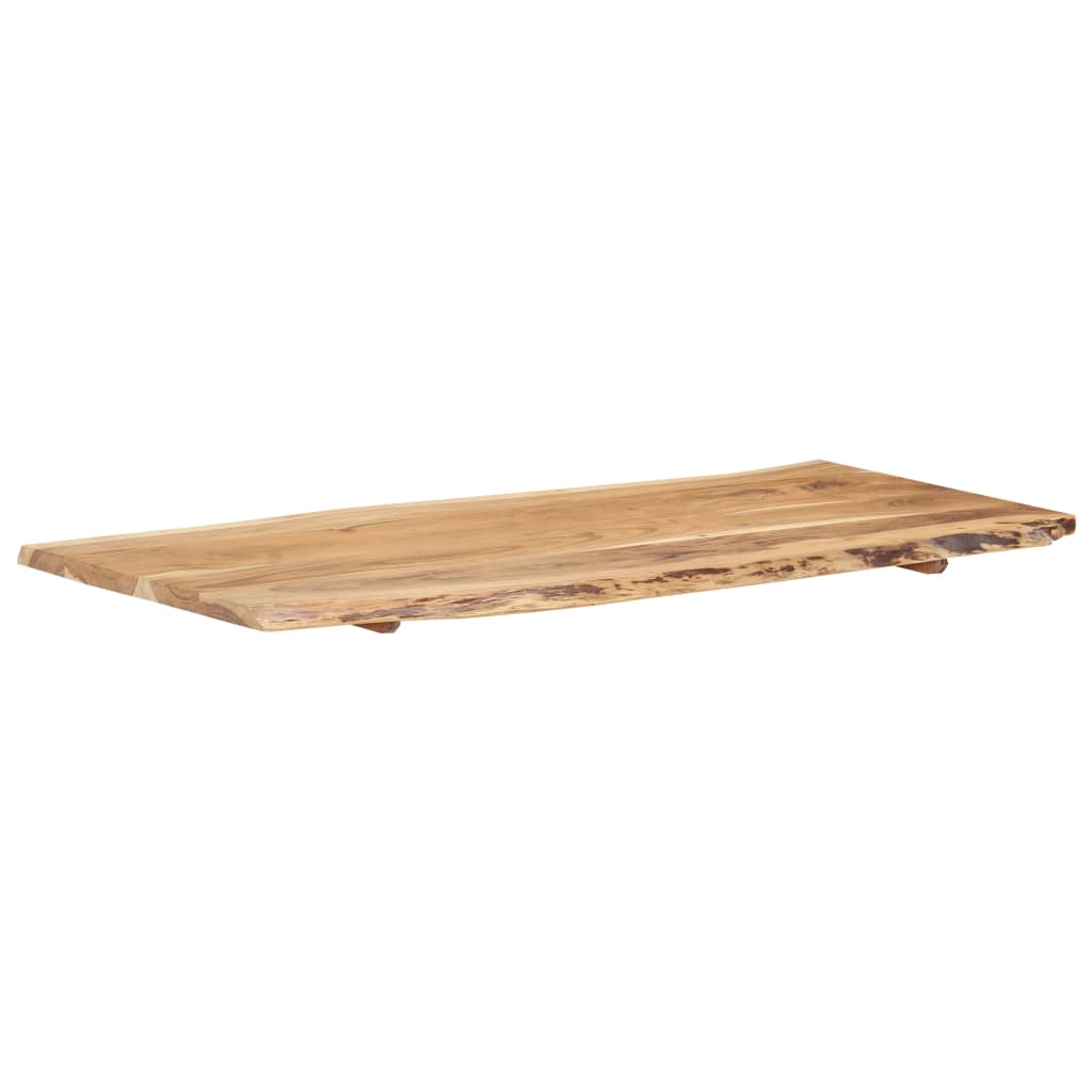 vidaXL Blat de masă, 118x(50-60)x2,5 cm, lemn masiv de acacia