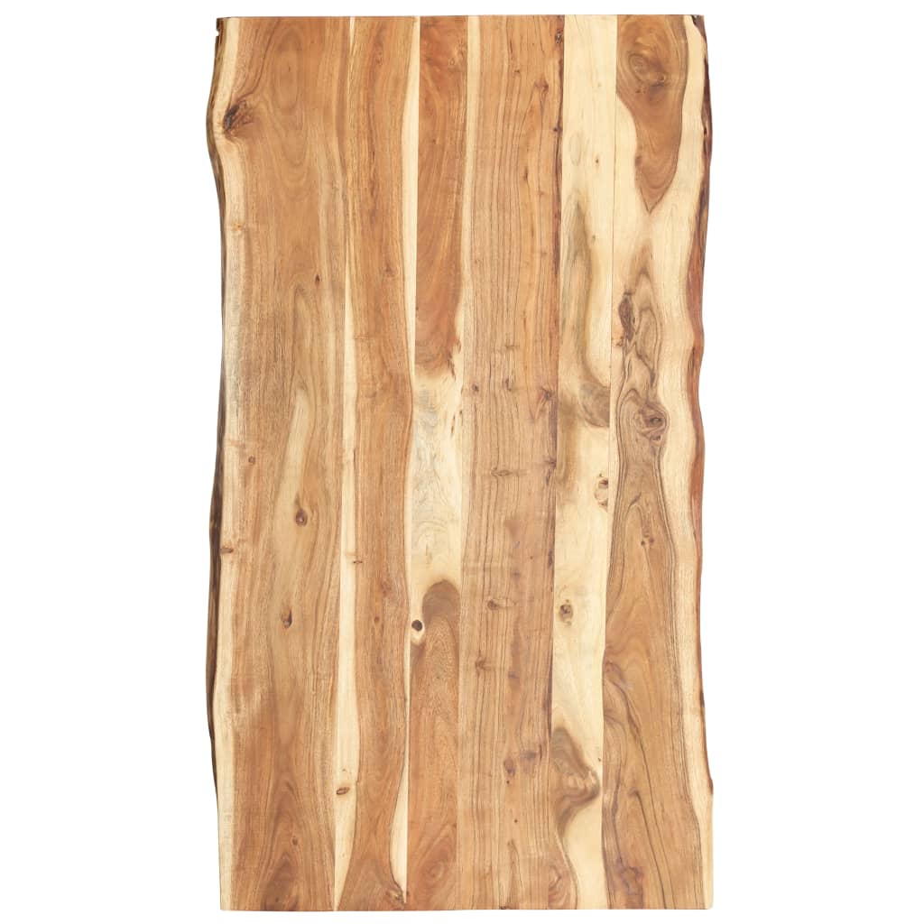 vidaXL Blat de masă, 118x(50-60)x3,8 cm, lemn masiv de acacia vidaXL Blat de masă, 118x(50-60)x3,8 cm, lemn masiv de acacia