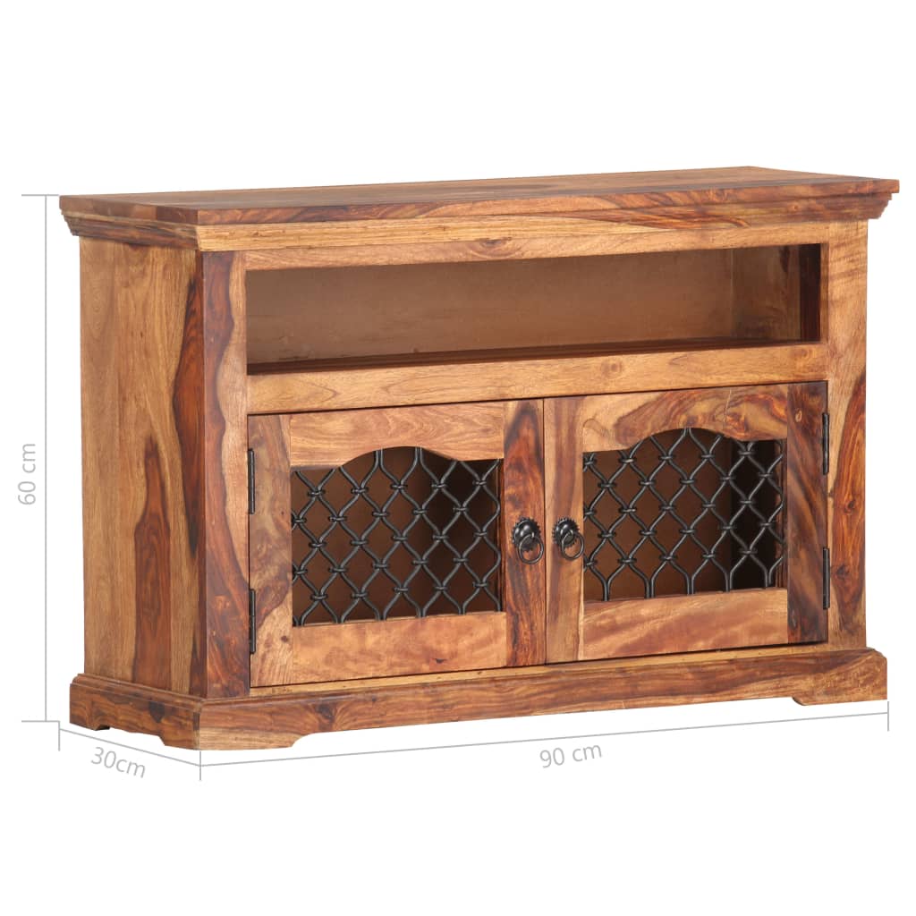 vidaXL Comodă TV, 90 x 30 x 60 cm, lemn masiv de acacia