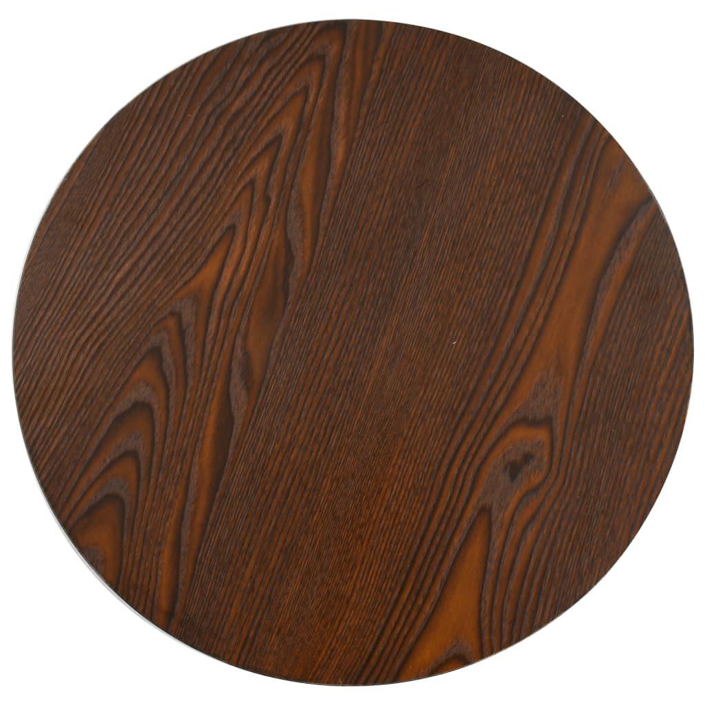vidaXL Masă de bistro, maro închis, 40 cm, MDF vidaXL Masă de bistro, maro închis, 40 cm, MDF