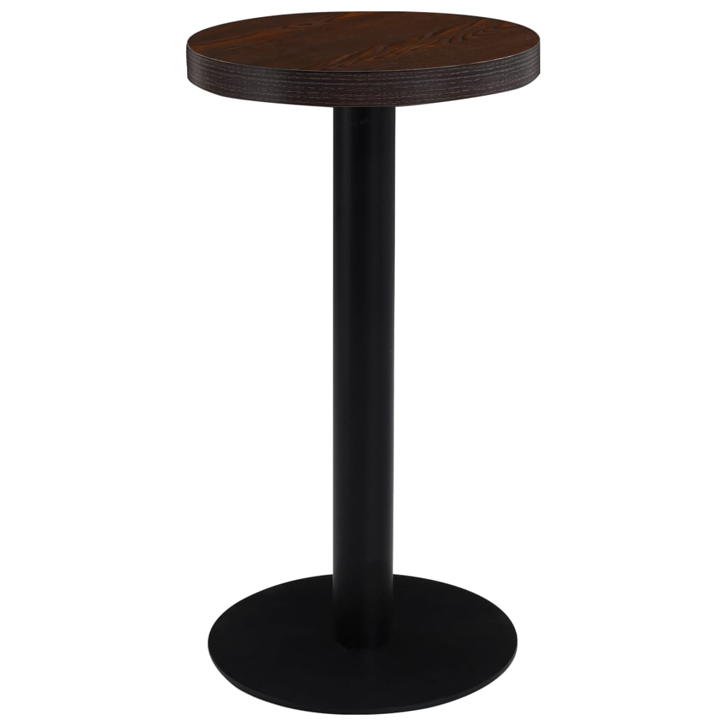 vidaXL Masă de bistro, maro închis, 40 cm, MDF vidaXL Masă de bistro, maro închis, 40 cm, MDF
