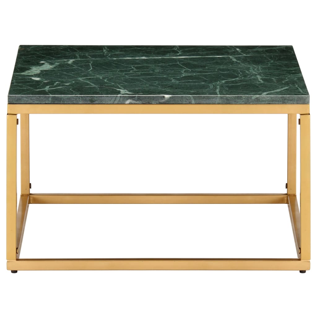 vidaXL Măsuță de cafea verde 60x60x35cm piatră naturală aspect marmură vidaXL Măsuță de cafea verde 60x60x35cm piatră naturală aspect marmură
