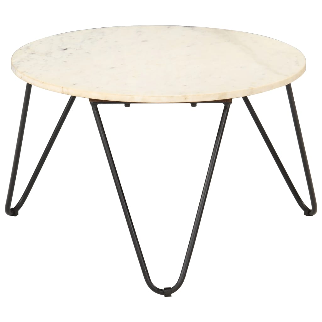 vidaXL Măsuță de cafea alb 65x65x42 cm piatră naturală aspect marmură vidaXL Măsuță de cafea alb 65x65x42 cm piatră naturală aspect marmură