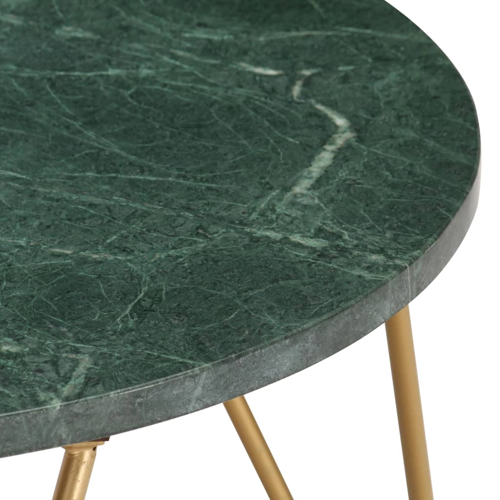 vidaXL Măsuță cafea verde 65x65x42 cm piatră naturală aspect marmură vidaXL Măsuță cafea verde 65x65x42 cm piatră naturală aspect marmură