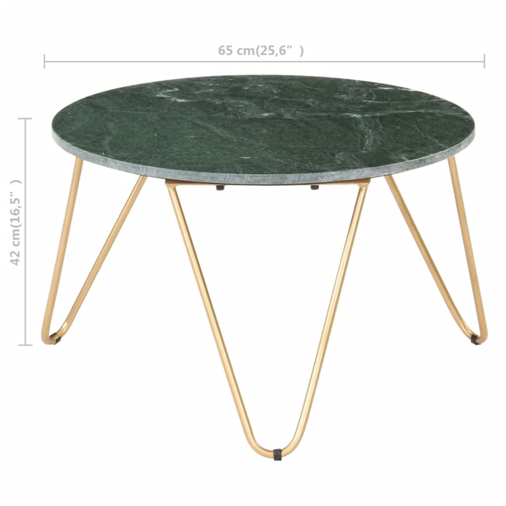 vidaXL Măsuță cafea verde 65x65x42 cm piatră naturală aspect marmură vidaXL Măsuță cafea verde 65x65x42 cm piatră naturală aspect marmură