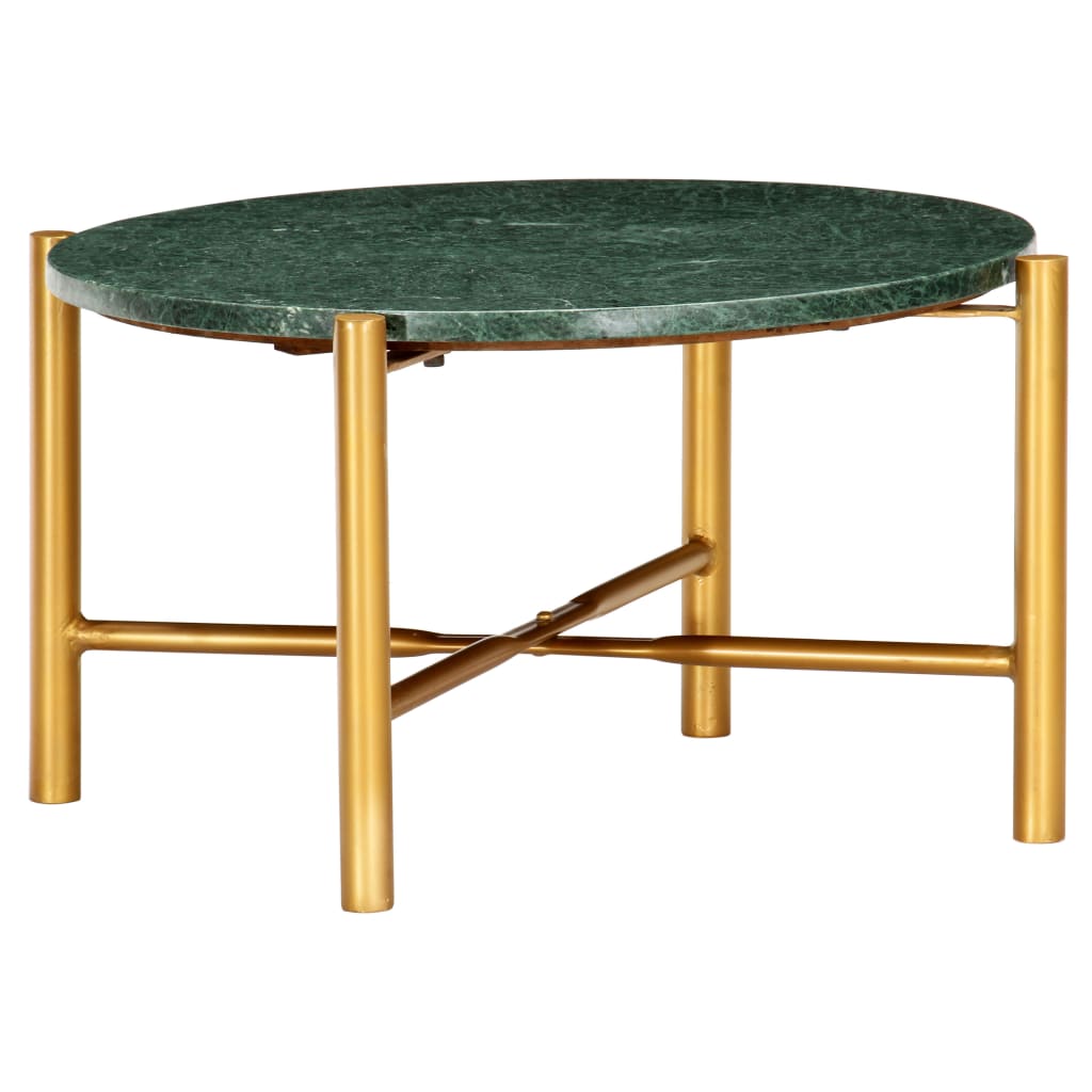vidaXL Masă de cafea verde 60x60x35 cm piatră naturală aspect marmură vidaXL Masă de cafea verde 60x60x35 cm piatră naturală aspect marmură