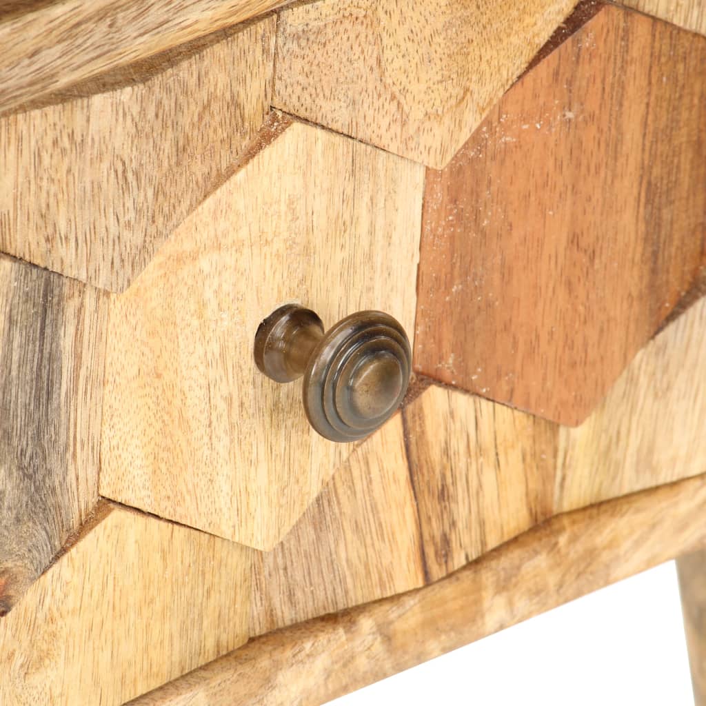 vidaXL Comodă TV, 90 x 30 x 50 cm, lemn masiv de mango