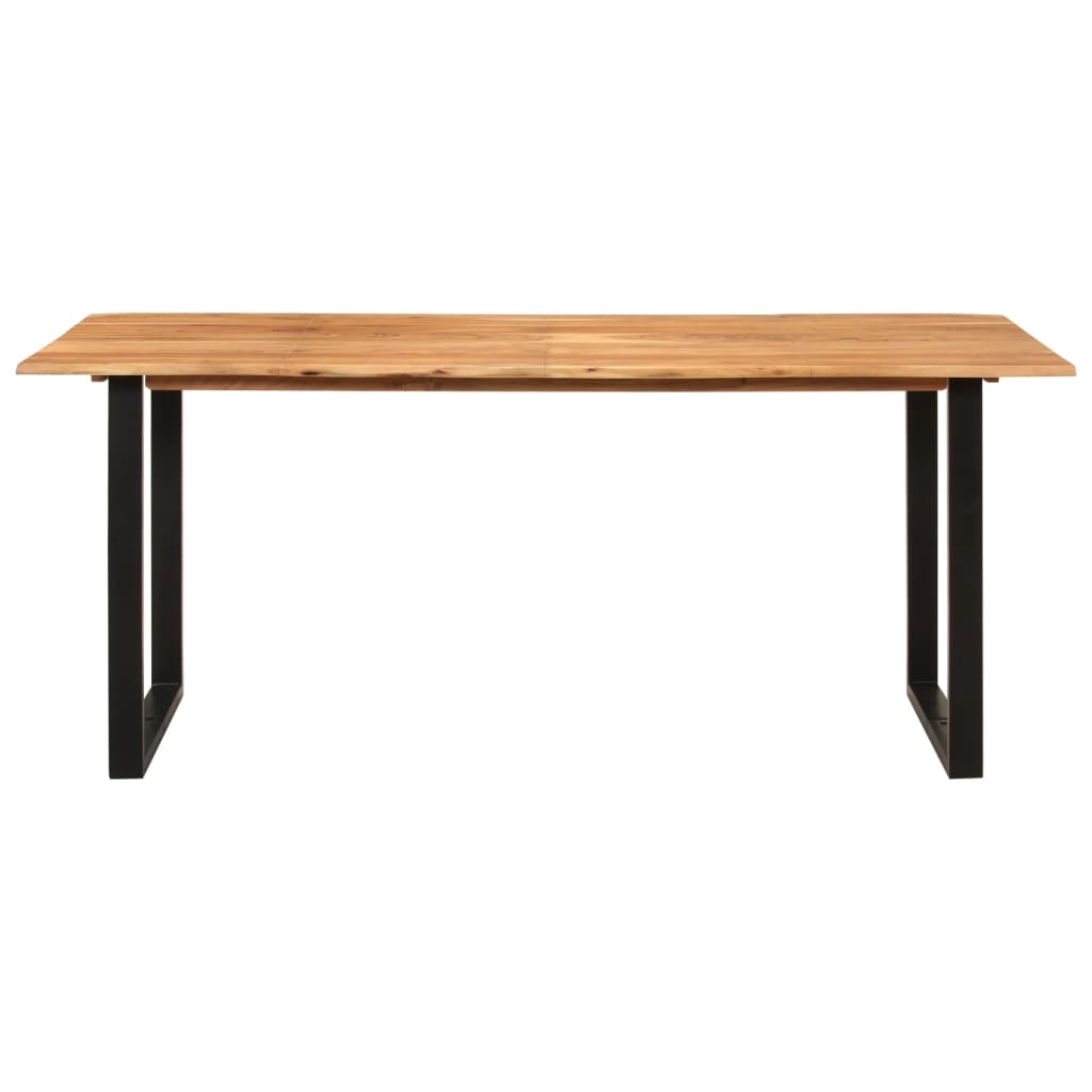 vidaXL Masă de bucătărie, 180 x 90 x 76 cm, lemn masiv de acacia vidaXL Masă de bucătărie, 180 x 90 x 76 cm, lemn masiv de acacia