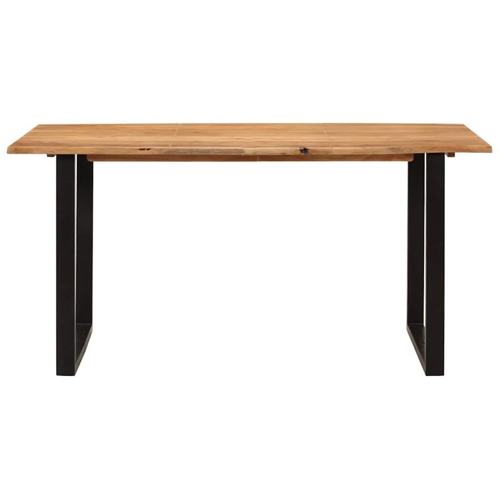 vidaXL Masă de bucătărie, 154x80x76 cm, lemn masiv de acacia vidaXL Masă de bucătărie, 154x80x76 cm, lemn masiv de acacia