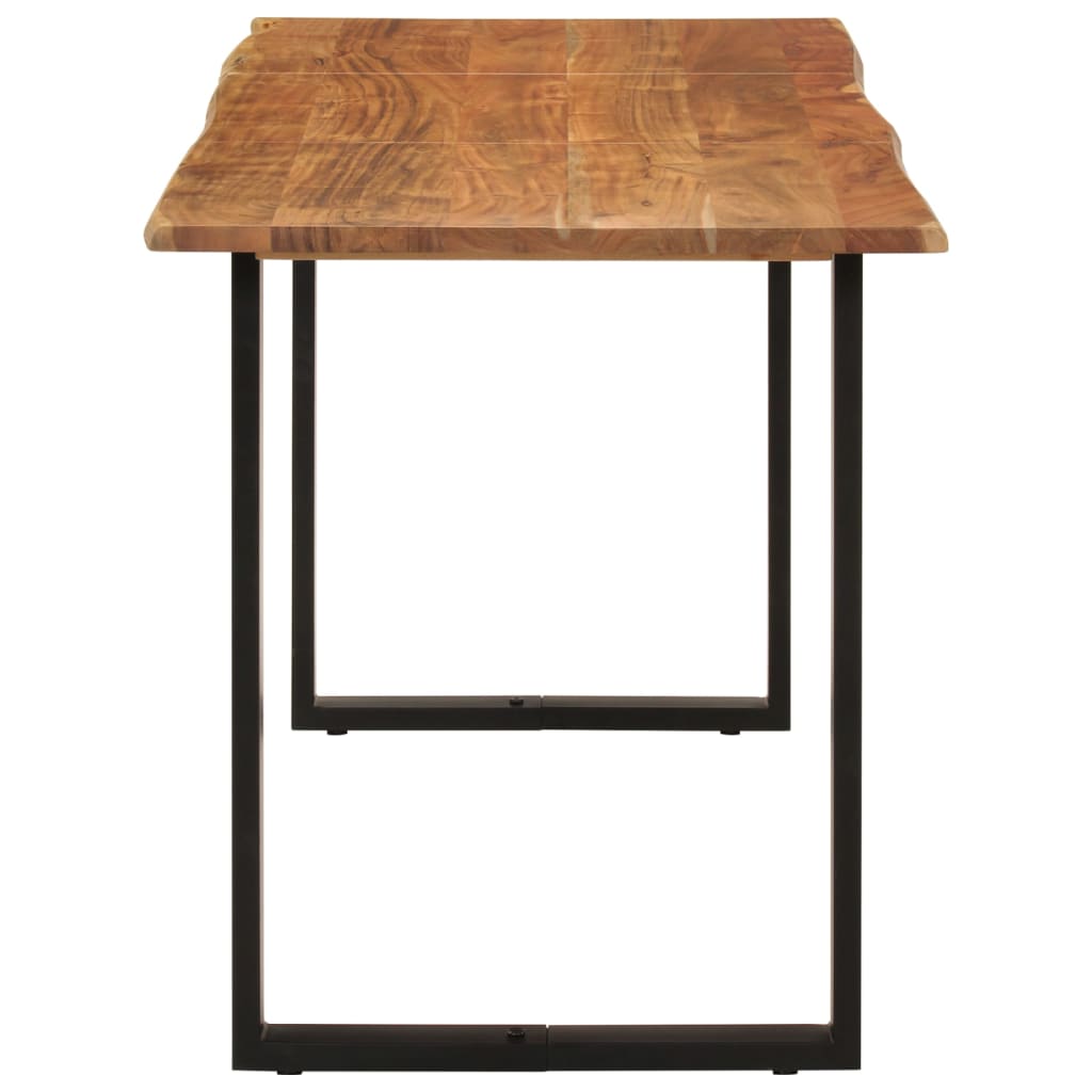 vidaXL Masă de bucătărie, 140 x 70 x 76 cm, lemn masiv de acacia vidaXL Masă de bucătărie, 140 x 70 x 76 cm, lemn masiv de acacia