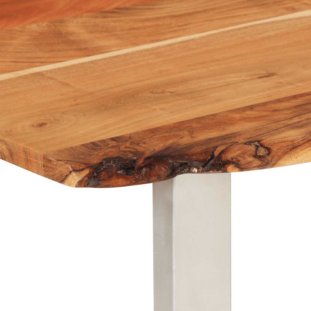 vidaXL Masă de bucătărie, 180 x 90 x 76 cm, lemn masiv de acacia vidaXL Masă de bucătărie, 180 x 90 x 76 cm, lemn masiv de acacia