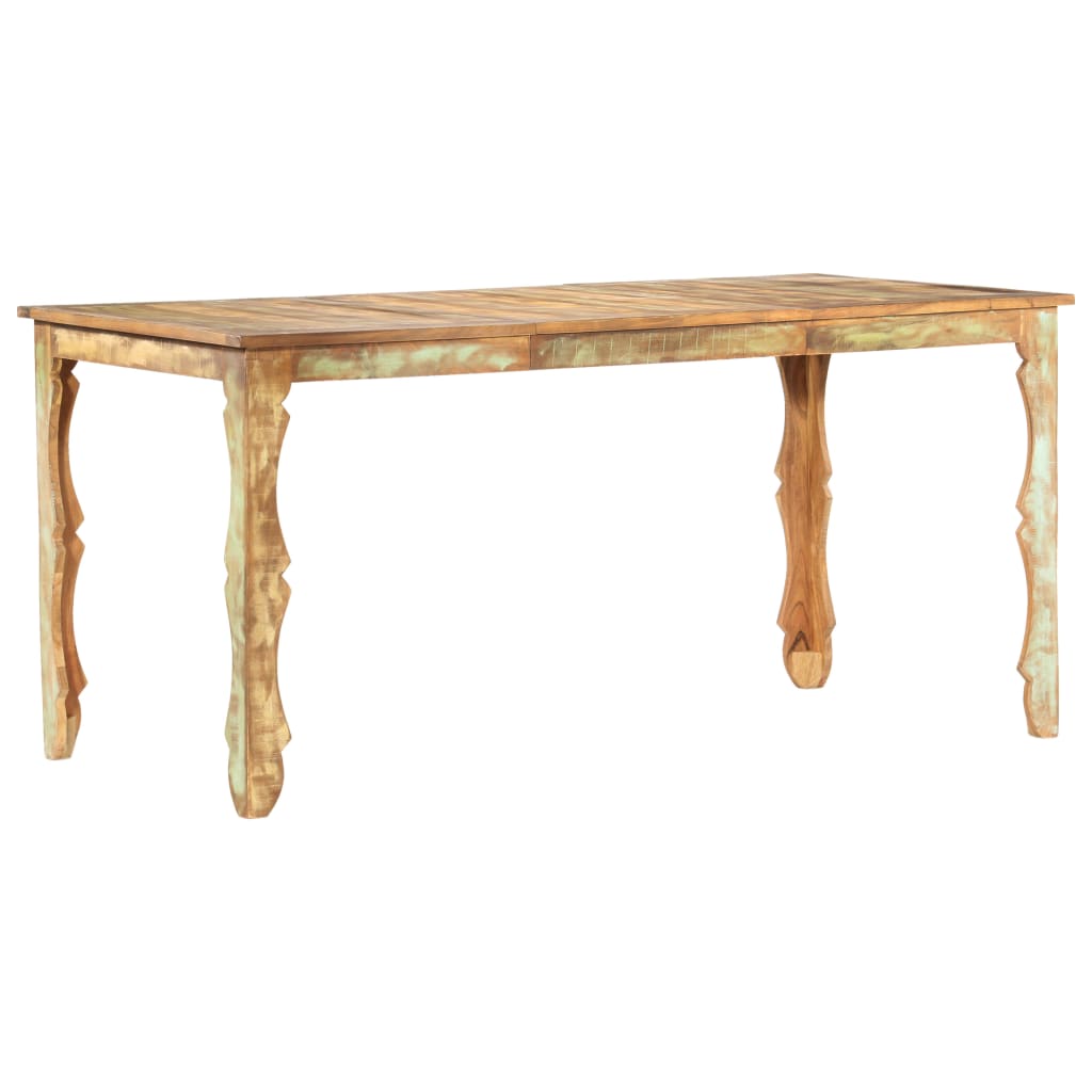 vidaXL Masă de bucătărie, 160 x 80 x 76 cm, lemn masiv reciclat vidaXL Masă de bucătărie, 160 x 80 x 76 cm, lemn masiv reciclat