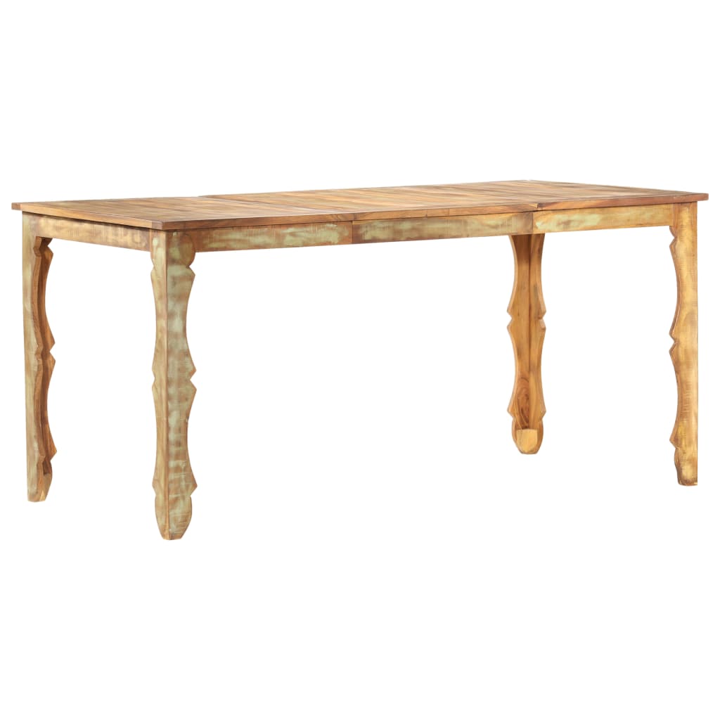 vidaXL Masă de bucătărie, 160 x 80 x 76 cm, lemn masiv reciclat vidaXL Masă de bucătărie, 160 x 80 x 76 cm, lemn masiv reciclat