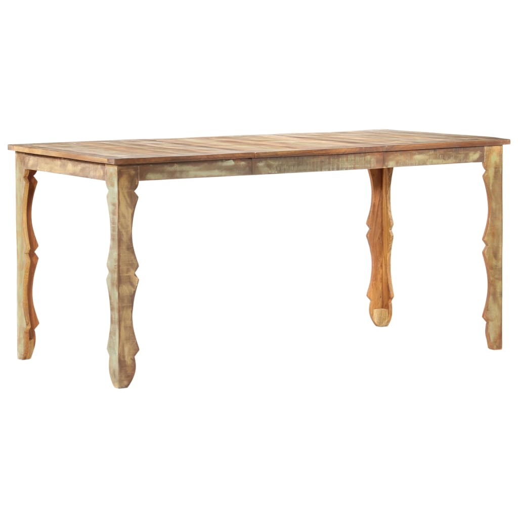 vidaXL Masă de bucătărie, 160 x 80 x 76 cm, lemn masiv reciclat vidaXL Masă de bucătărie, 160 x 80 x 76 cm, lemn masiv reciclat