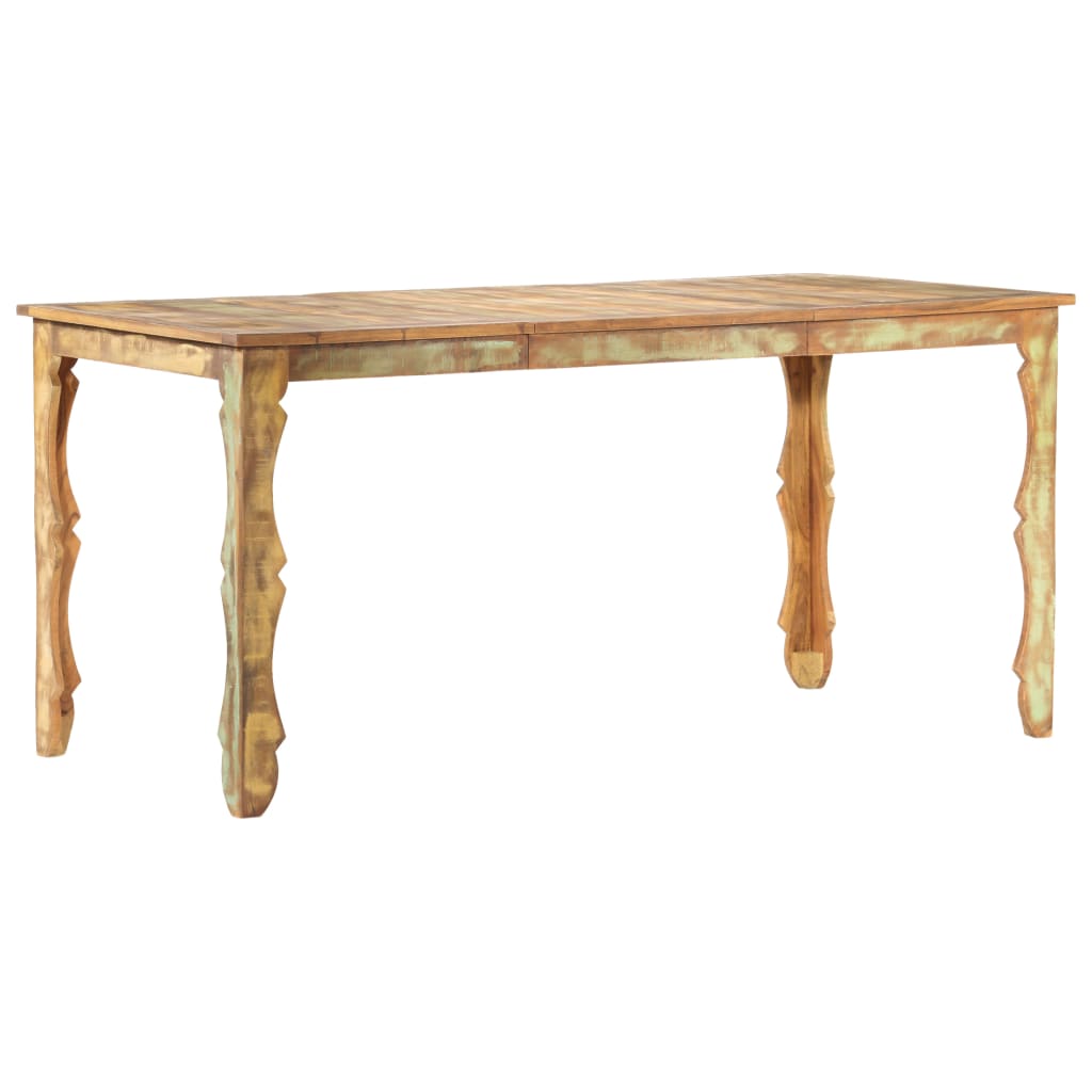 vidaXL Masă de bucătărie, 160 x 80 x 76 cm, lemn masiv reciclat vidaXL Masă de bucătărie, 160 x 80 x 76 cm, lemn masiv reciclat